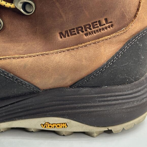 Merrell Winter Boots Siren 4 Thermo Mid Waterproof Womens 10 Brown Insulated - Picture 12 of 15